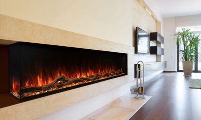 Modern Flames: 80" Landscape Pro Multi-Sided Built-In Fireplace - primary view