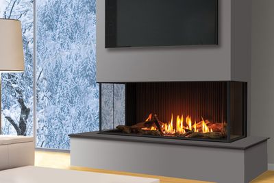 Urbana: U50 Screened Bay Fireplace - primary view