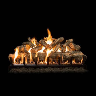 Grand Canyon: Arizon Weathered Oak Jumbo See-Through Log Set 36in - primary view