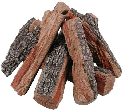 Rasmussen: Fire Pit Log Sets FP - Bark Split Logs 24in - primary view