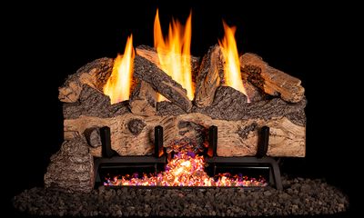 RH Peterson: G10 Series Vent-Free Gnarled Split Logs - 30" - primary view