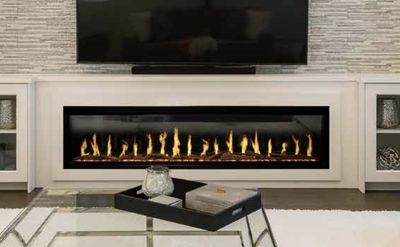 Modern Flames: Orion 76" Slim Linear Helovision - primary view