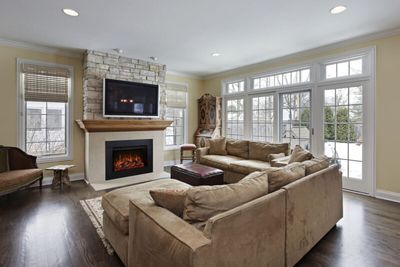 Modern Flames: Redstone 36" Traditional Electric Fireplace Insert (Large Surround) - primary view