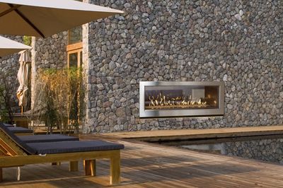 Town & Country: TCWS54 Indoor/Outdoor See-Through Fireplace - primary view