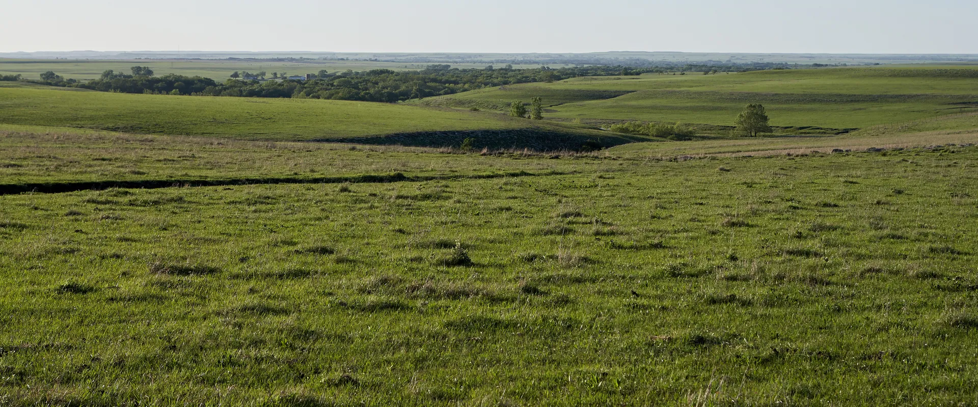 Kansas flatland landscape