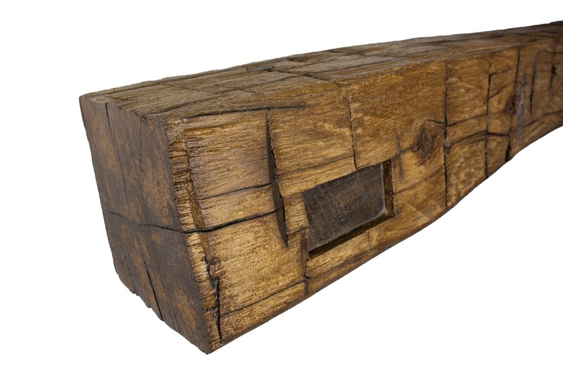 MagraHearth Mortise Barn Beam mantel